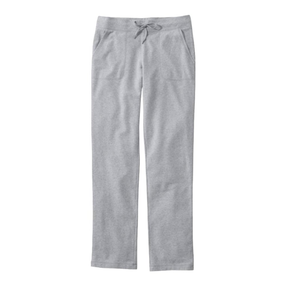 L.L. Bean Women's Ultrasoft Sweats, Straight-Leg – Gray – Size L